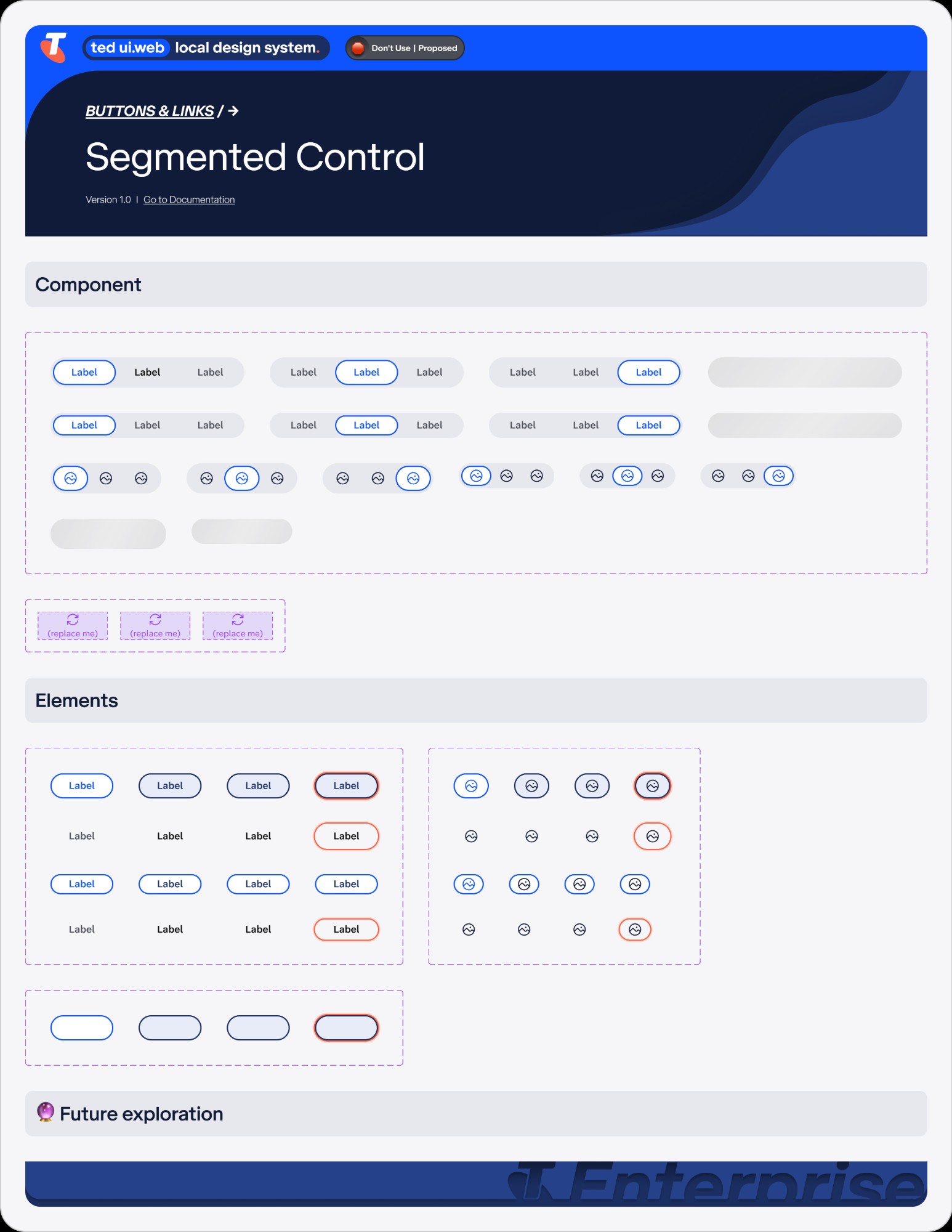 Segmented Control documentation