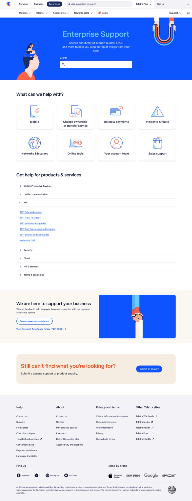 Telstra Wayfinder Final Visual Design